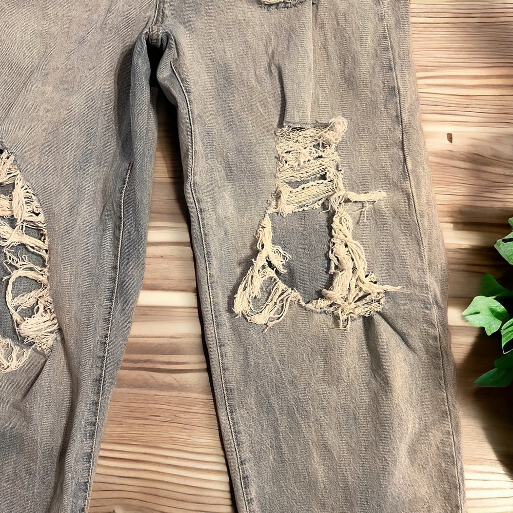 Wide Leg Wild Fable Jean Summer Staple Jean Intentionally Destroyed Super Comfy - Picture 4 of 13